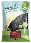 Food to Live - Organic Black Beans, 15 Pounds – Non-GMO, Whole Dried Beans, Sproutable, Vegan, Kosher, Bulk. Great Source of Plant Based Protein.