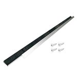 Retsun 3 Sets Each 0.98+0.91 Inches Wide 39.37 Long Door Brush Sweeps Seal Garage Roll Up Door BrushDurable Easy Mounting(0.98,3)