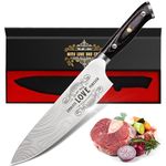 Funistree Chef Knife Christmas Gifts for Him, Boyfriend Husband Xmas Secret Santa Gifts, High Carbon German Stainless Steel Kitchen Knife, Advent Calendar Presents, Birthday Gift for Love Anniversary