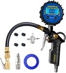 Goodyear Tyre Inflator Air Gun Tool with Digital Pressure Gauge Attachment for Air Compressors