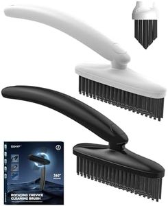 SXhyf Grout Cleaner Brush for Tile Floors, V Shape Stiff Grout Scrub Brush, Grout Cleaning Tool, Rotating Crevice Cleaning Brush for Bathroom, Shower, Kitchen, Sink, Stove, Household Use