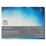 Winsor & Newton Professional Watercolor Paper Block, Bright Natural White