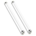 Caldarax 2 Pack Fly Killer Replacement Bulbs BL T8 10W, 13in UV Lamp Light Tube for 10/20W Electric Insect Killer/Fly Zapper/Bug Zapper/Mosquito Killer Lamp