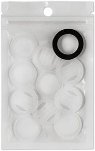 CO2 filters for Coffee Container Airtight, Replacement Valves for Coffee Canister, Set of 10 replacement filters and 1 rubber ring