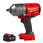 Milwaukee M18FMTIW2P12 18V Fuel Brushless 1/2" Impact Wrench with 1 x 5.0Ah Battery