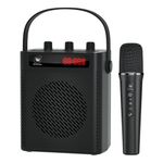 WinBridge Voice Amplifier with Wireless Microphone & Speaker - Portable Mini Bluetooth PA System with Handheld Mic, 30W Rechargeable Megaphone for Teachers, Speech & Outdoor Events S93 Pro