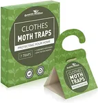 Greener Mindset Clothes Moth Traps 7-Pack - Capture Clothing Closets, Carpets & Wool - Webbing & Case-Bearing