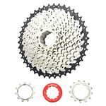 CYSKY 10 Speed Cassette 11-42T MTB Cassette 10 Speed Fit for Mountain Bike, Road Bicycle, MTB, BMX