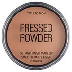 Collection Cosmetics Pressed Powder, Velvety Matte Finish, 15g, Sahara