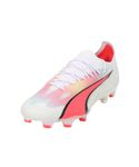 Puma Womens Ultra Ultimate Fg/Ag WN's White-Black-Fire Orchid Football Shoe - 5 UK (10750701)