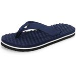 DOCTOR EXTRA SOFT House Slipper for Men's Care |Orthopaedic | Diabetic | Comfortable | Cushion | Flip-Flop Men's and Boy’s Home Slides for Daily Use Bubble Softy D-30-Navy-9 UK