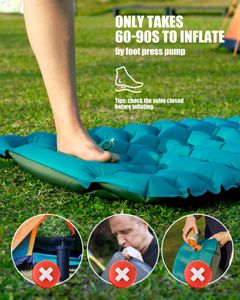 Self-Inflating Camping Mat – 10cm Thick Sleeping Pad