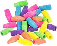 Merangue Pencil Top Erasers, Pencil Caps, Assorted, 144 Pack