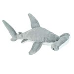 Wild Republic Hammerhead Shark Plush Soft Toy, Cuddlekins Cuddly Toys, Gifts for Kids 20 cm , Grey