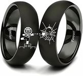 XAHH Spiderman Crown Couples Ring f