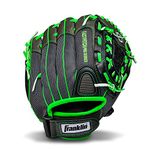 Franklin Sports Girls Softball Glove - Women's Windmill Fastpitch + Slowpitch Softball Glove - Green Softball Mitt - Right Hand Throw Adult + Youth - 11", Lime