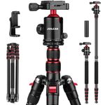 Victiv 80/85 inches Heavy Duty Tripod for Camera and Phone, 85" Camera Monopod Tripod, DSLR Binoculars Spotting Scope Camcorders Video Tripod Stand, 360 Degree Ball Head, 35 lbs Loads