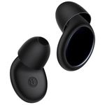 Ear Plugs for Sleeping 45dB Noise Cancelling Earplugs Reusable Silicone Ear Plugs for Concerts, Motorcycle, Focus, Work, Hearing Protection Ear Plug Noise Reducing Earplug with 8 Eartips & Case Black