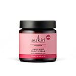 Sukin Rosehip Enriching Night Cream 120ml - with Rosehip Oil & Vitamin C; cruelty free & vegan friendly - to hydrate and improve skin radiance, for dehydrated & mature skin.