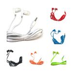 TFD Supplies Wholesale Bulk Earbuds with Microphone Headphones 200 Pack for iPhone, Android, MP3 Player - Mixed Colors