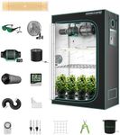 MARS HYDRO Grow Tent Kit Complete 2x4ft TSL 2000W LED Grow Light Dimmable Grow Tent Complete System, 24"x48"x70" Hydroponic Grow Tent 1680D Growing Tent Set Full Spectrum Grow Kit, Grow Tent Clip Fan