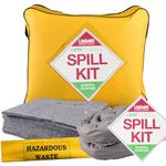 Labsales 50lt Eco Friendly General Purpose Spill Kit Includes Absorbent Pads, Socks & Disposal Bag, For Oils, Fuel, Paint, Grease, Water & Weak Chemicals, Pack Of 1 Spill Kit (50L)