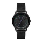 Armani Exchange Men's Watch Three-Hand, Black Stainless Steel, AX2760