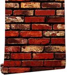 17.7”×118” Red Brick Wallpaper Peel