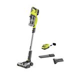 RYOBI Pacroban ONE+ 18V Cordless Stick Vacuum Cleaner Kit with 4.0 Ah Battery and Charger