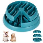 Barpor Slow Feeder Dog Bowls - Fun Slow Feeder Bowl Non-Slip Interactive Dog Feeder, Anti-Choking Slow Eating Be Healthier