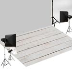 Avezano Photography Rubber Mat White Wooden Floor Backdrop Rustic Flooring Wall Newborn Photography Props Grey Wash Flooring Rubber Professional Photography Background (5x4ft)