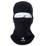 Raida CoolSkin Balaclava | Multi-Functional Design | Full-Face Protection | Odor-Free Black