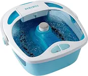 HoMedics Shower Bliss Foot Spa, Shower Massage Water Jets, Pedicure Center with 3 Attachments, Toe-Touch Control, FB-625H