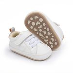 Miamooi Infant Baby Boys Girls Sneakers Toddler Soft Sole First Walking Shoes Casual Flat Newborn Lightweight Crib Shoe