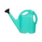 Klassic Plastic Regular Watering Can, Watering Plant with Long spout, Indoor and Outdoor Watering Gardens, Large Capacity Water, House Gardening Plants (10 Liters, Teal Green)