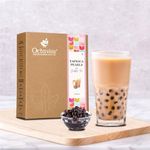 Octavius | Bubble Tea Tapioca Pearls - 200 Gm With 5 Thick Straws | Bubble Tea, Tapioca Pearls For Bubble Tea, Boba Drink, Bubble Tea Straws, Boba Tea