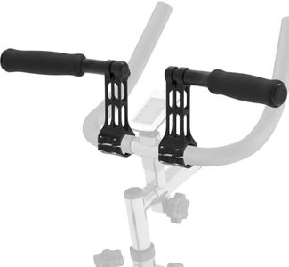 Handlebar Extenders for Indoor Exercise Bike, Bike Handlebar Extender Compatible with Peloton, Stationary & Road Bikes, Improve Riding Position, Ergonomic Foam Grips, Easy Installation