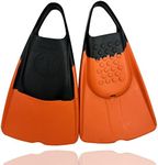 Tribe T1 Bodyboarding & Bodysurfing Swimfins-Black/Orange-M