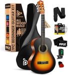 Pyle Beginner Acoustic Guitar Kit, 