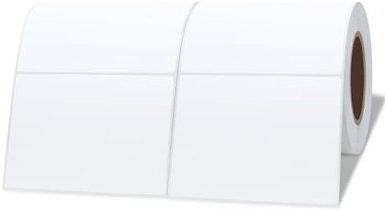 Hybsk 4x3 inch Direct Thermal Labels for Shipping, Barcodes, Address, Compatible with Rollo Label Printer & Zebra Desktop Printers (2 Roll White)