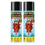 Bed Bug Repellent Spray for Mattress & Home | Bedbug Control Sprays for Beds, Sofa, Furniture, Wardrobe & Room Corners | Khatmal Repellent Spray for Indoor Use | Easy to Use (100ml X 2)