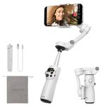 ZHIYUN Smooth Q5 Ultra [Official] Gimbal Stabilizer for Smartphone, Built-in Fill Light/Extension Rod/Tripod, 13.5h Battery, Portable and Foldable, 3-Axis Phone Gimbal for Youtube TikTok Volgging