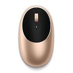 Satechi Aluminum M1 Bluetooth Wireless Mouse with Rechargeable Type-C Port - For M2/ M1 MacBook Pro/Air, M2/ M1 iPad Pro/Air, M2 Mac Mini, iMac M1 and more (Gold)