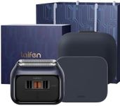 Laifen P3 Pro 3-Blade Electric Shaver Set – Includes P3 Pro Shaver, Travel Pod & Non-Slip Pad, Dual Linear Motors 12,000 Cuts/Min, 100-Min Runtime, IPX7 Waterproof (Royal Blue)