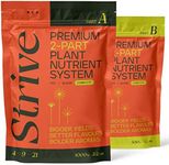 Strive Fertilizer Starter Kit Combo - Veg + Bloom General Hydroponic Nutrients - Indoor, Outdoor and Soil Growing Plant Food - Enhancer - Booster for Vegetables, Flowers