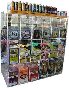 Cigar Display Case Point of Sale Counter Rack Candy Retail Display Organizer