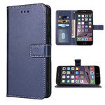 FDCWTSH Compatible with iPhone 6plus 6splus 6/6s Plus Wallet Case and Wrist Strap Lanyard Leather Flip Cover Card Holder Cell Phone Cases for iPhone6 6+ iPhone6s 6s+ i 6P 6a S Six iPhone6splus Blue