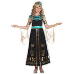 amscan (PKT) (CC Accessories) (9905035) Child Girls Dazzling Cleo Costume (6-8yr) - by Riethmuller Europe