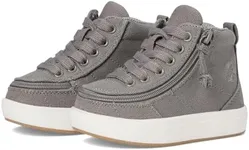 BILLY Footwear Kids Classic DR High II High Tops for Kids – Canvas Upper – Round Toe – TPR Midsole & Outsole Dark Grey 4 Little Kid M