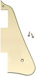 Musiclily Guitar Pickguard for China Made Epiphone Les Paul Standard Modern Style, 3Ply Cream